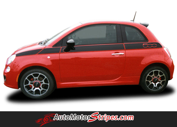 2011-2017 Fiat 500 Gucci Style Stripe Kit