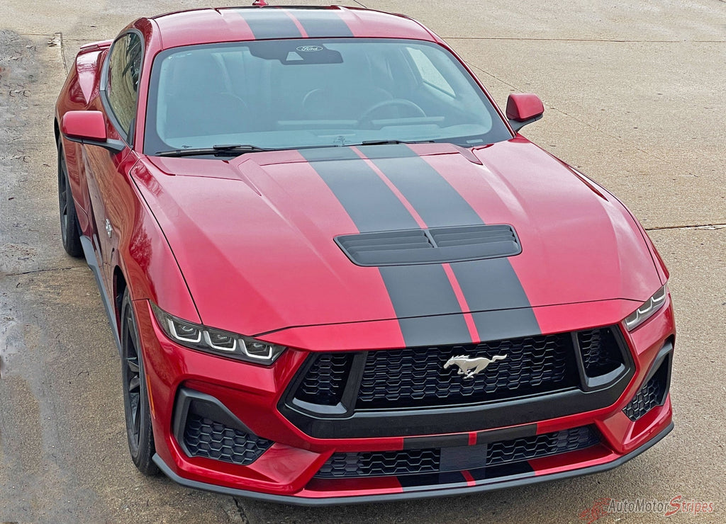 The History of Ford Mustang with Racing Stripes