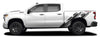 Detailed view of 2019-2025  Chevy Silverado Stripes DITHER Decals Body Door 3M Vinyl Graphics Kit