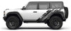 2021 2022 2023 2024 Ford Bronco Stripes DITHER Side Body Door Accent Decals Vinyl Graphics Kits 3M