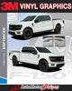 2021 2022 2023 2024 Ford F-150 FP700 Side Door Stripes Vinyl Body Decals 3M Graphics - ENFORCER BRONZE