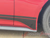 2024 Ford Mustang Side Door Lower Rocker Panel Stripes RACEWAY Body Decals 3M Vinyl Graphics