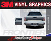 Flyer for 2022-2024 Nissan Frontier Tailgate Blackout Graphic Vinyl Stripes Decals Kit