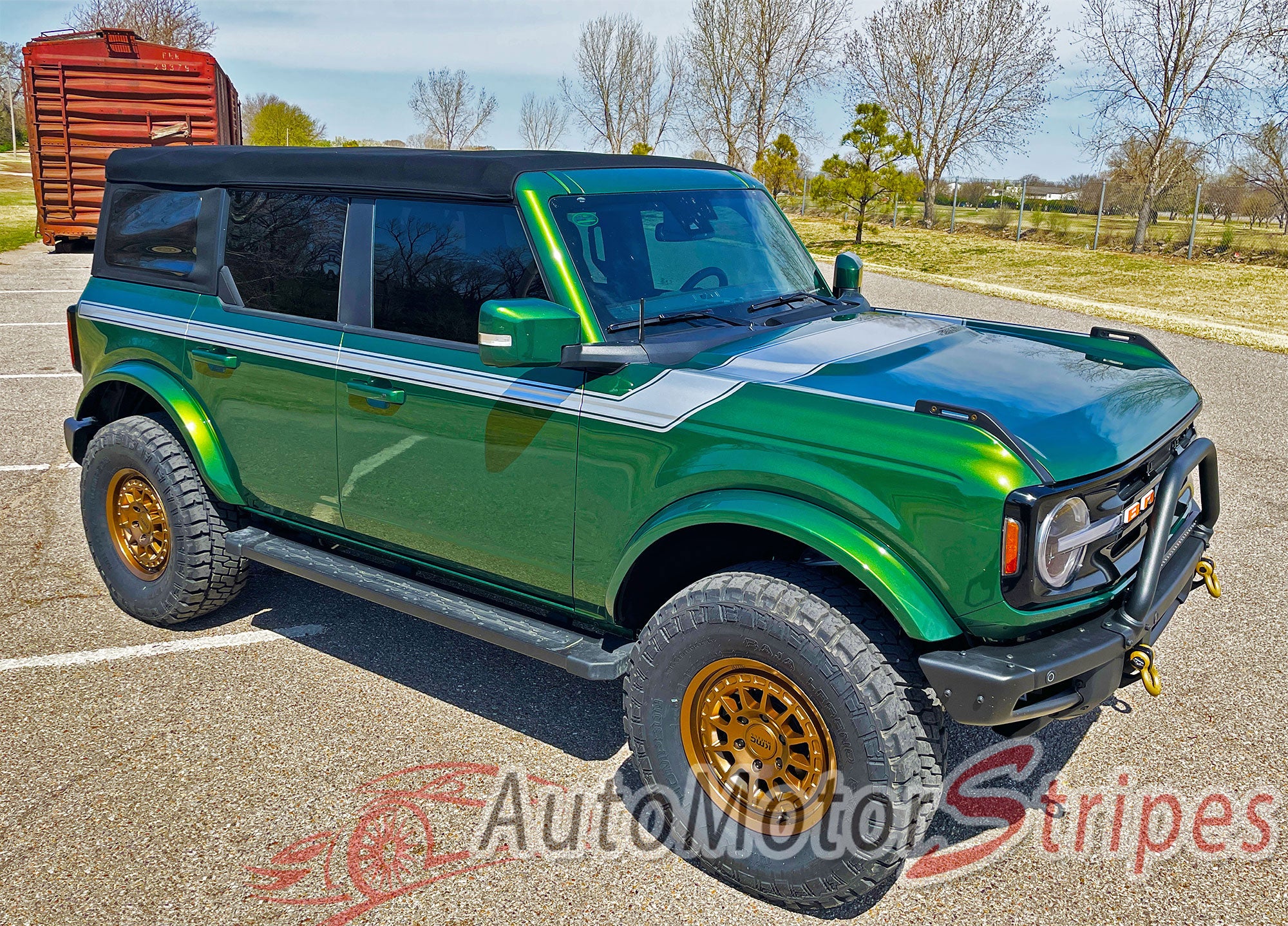 3D All Over Printed Ford Bronco T-Shirts Ver 2 (Yellow)