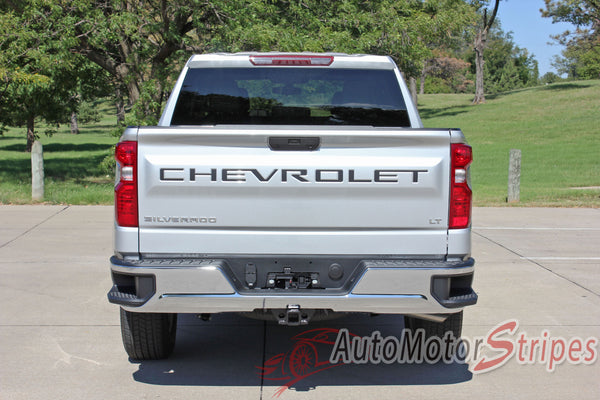 2019 2020 2021 2022 2023 2024 Chevy Silverado Tailgate Insert Decals ...