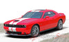 2015-2021 2022 2023 Dodge Challenger SRT RT Hellcat Rally Racing Stripes Dual Hood Vinyl Graphics 3M Decals Kit