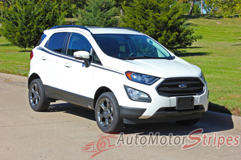 2013-2022 Ford EcoSport Stripes Side Door Decals AMP Vinyl Graphic ...